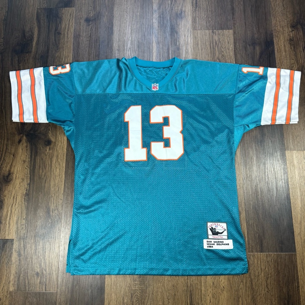 Dan Marino #13 Mitchell & Ness NFL Throwback 1984 Jersey Miami Dolphins XL-2XL